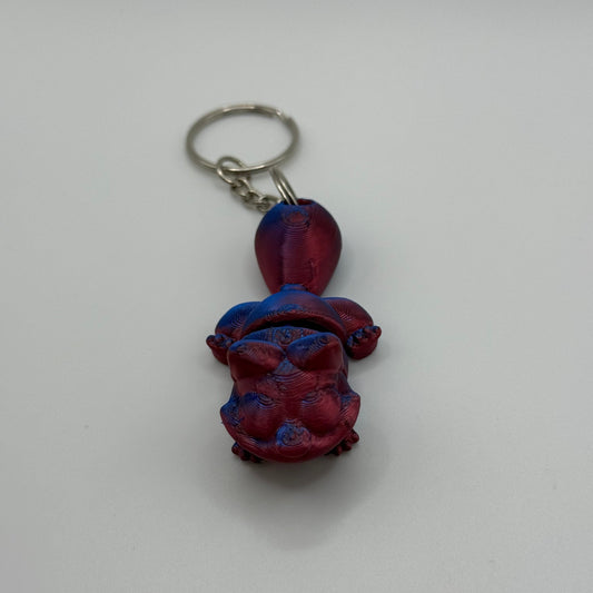 Red Panda Keychain Front