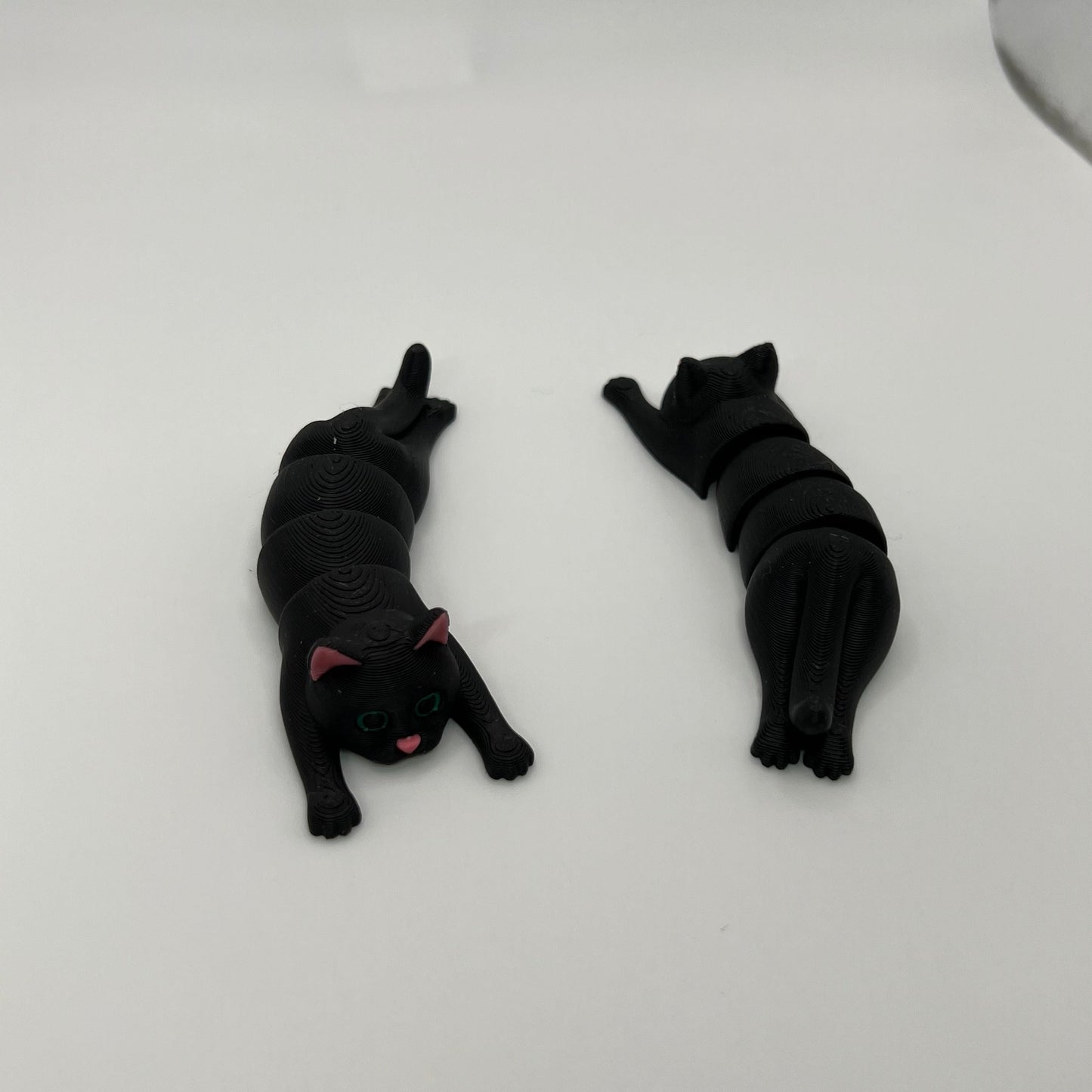 Articulated Black Short Cats