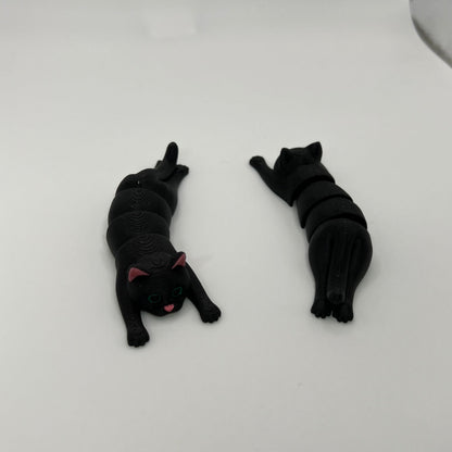 Articulated Black Short Cats