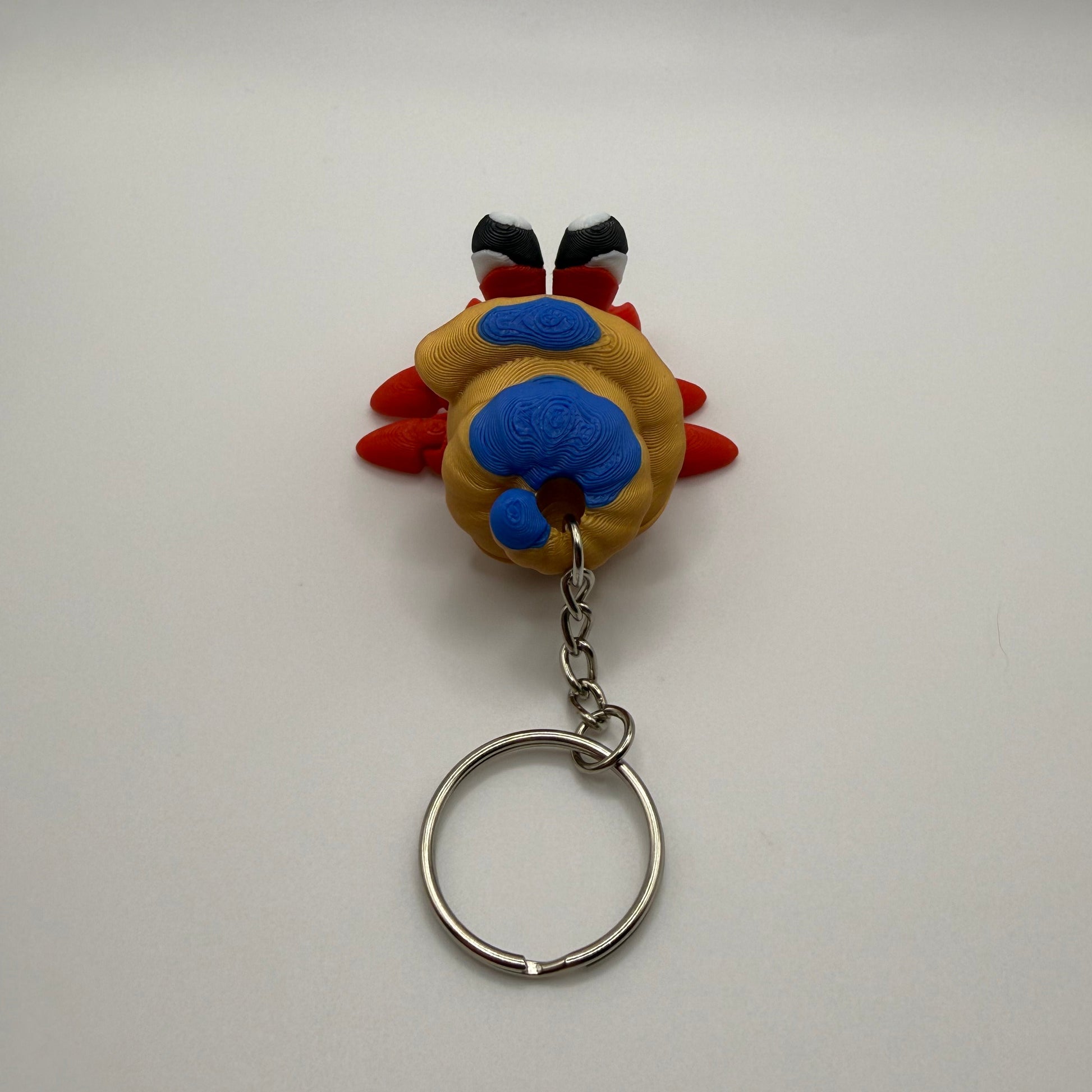 Hermit Crab Keychain Back