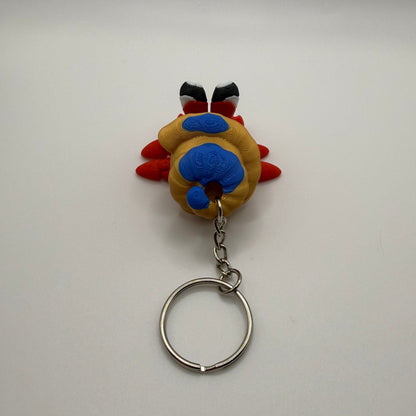 Hermit Crab Keychain Back